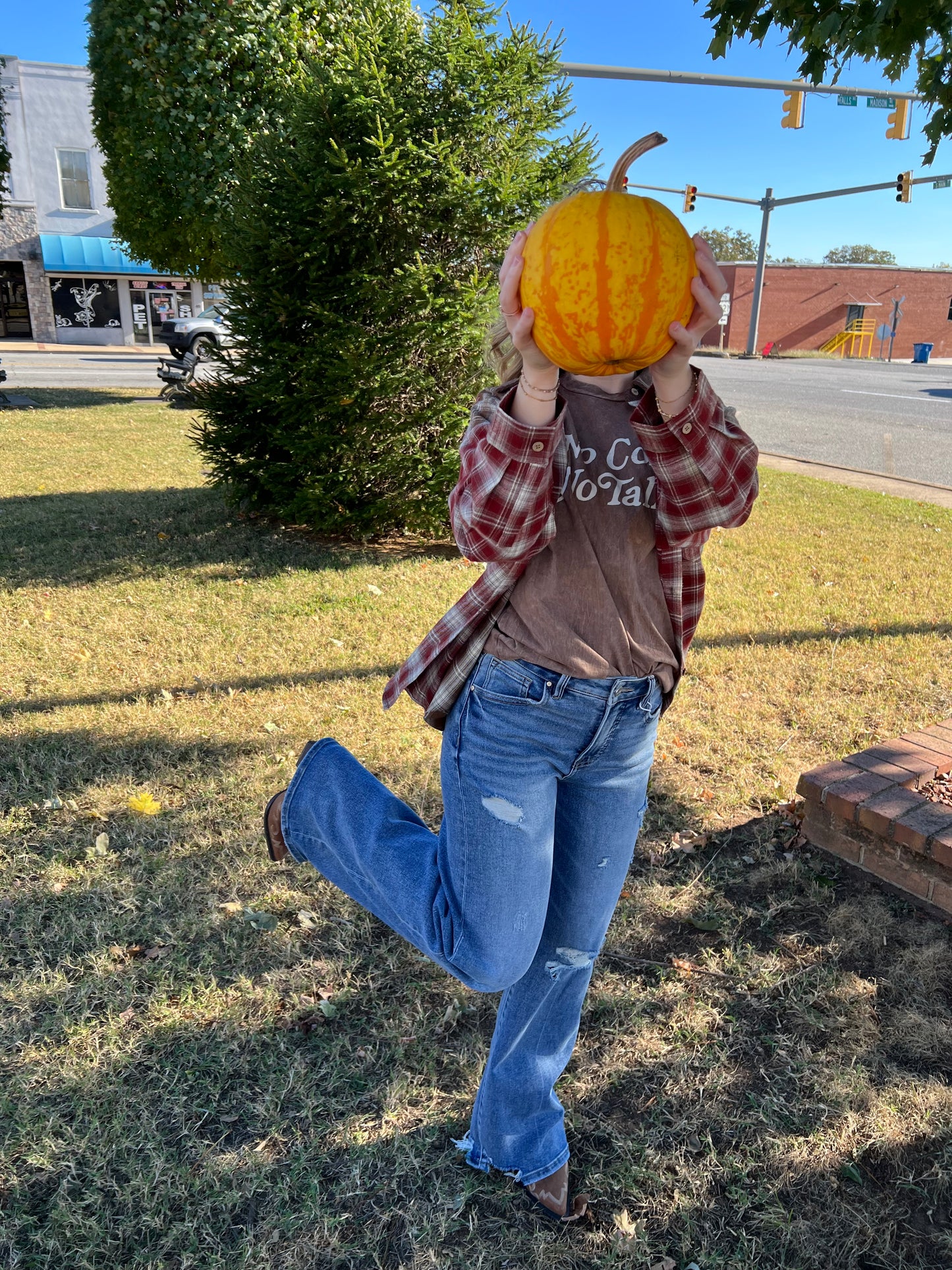 Crimson Flannel Shirt