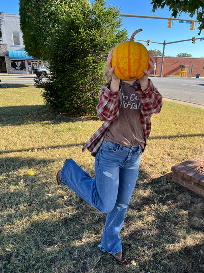 Crimson Flannel Shirt
