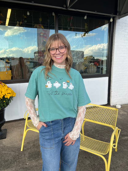 Tis The Season Fall Tee | Seafoam