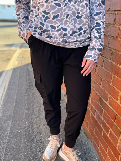 Downtown Black Jogger