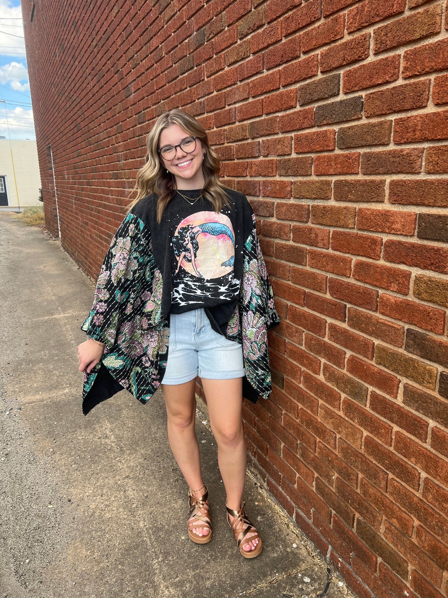 Selene Moon Poncho Top