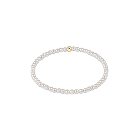 Classic Pearl 3mm BeadBracelet