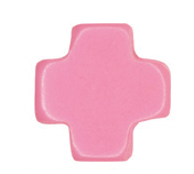 Enewton Extends - Signature Cross Gold Pattern 3mm Bead Bracelet - Bright Pink