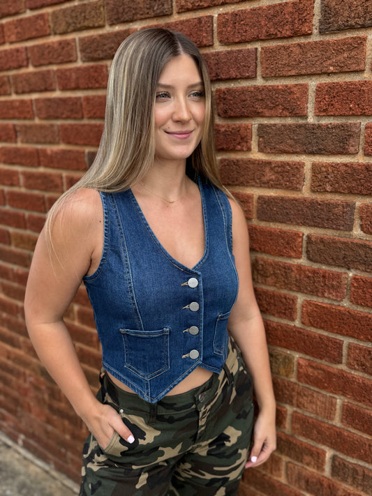 High Noon Crop Vest