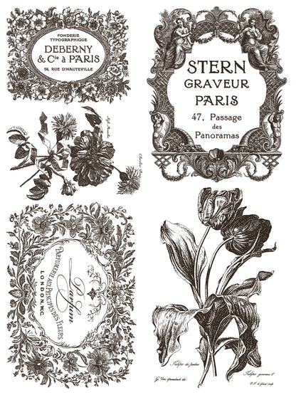 Floriography IOD Paint Inlay 12x16 Pad™