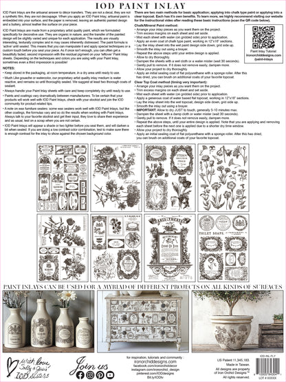 Floriography IOD Paint Inlay 12x16 Pad™