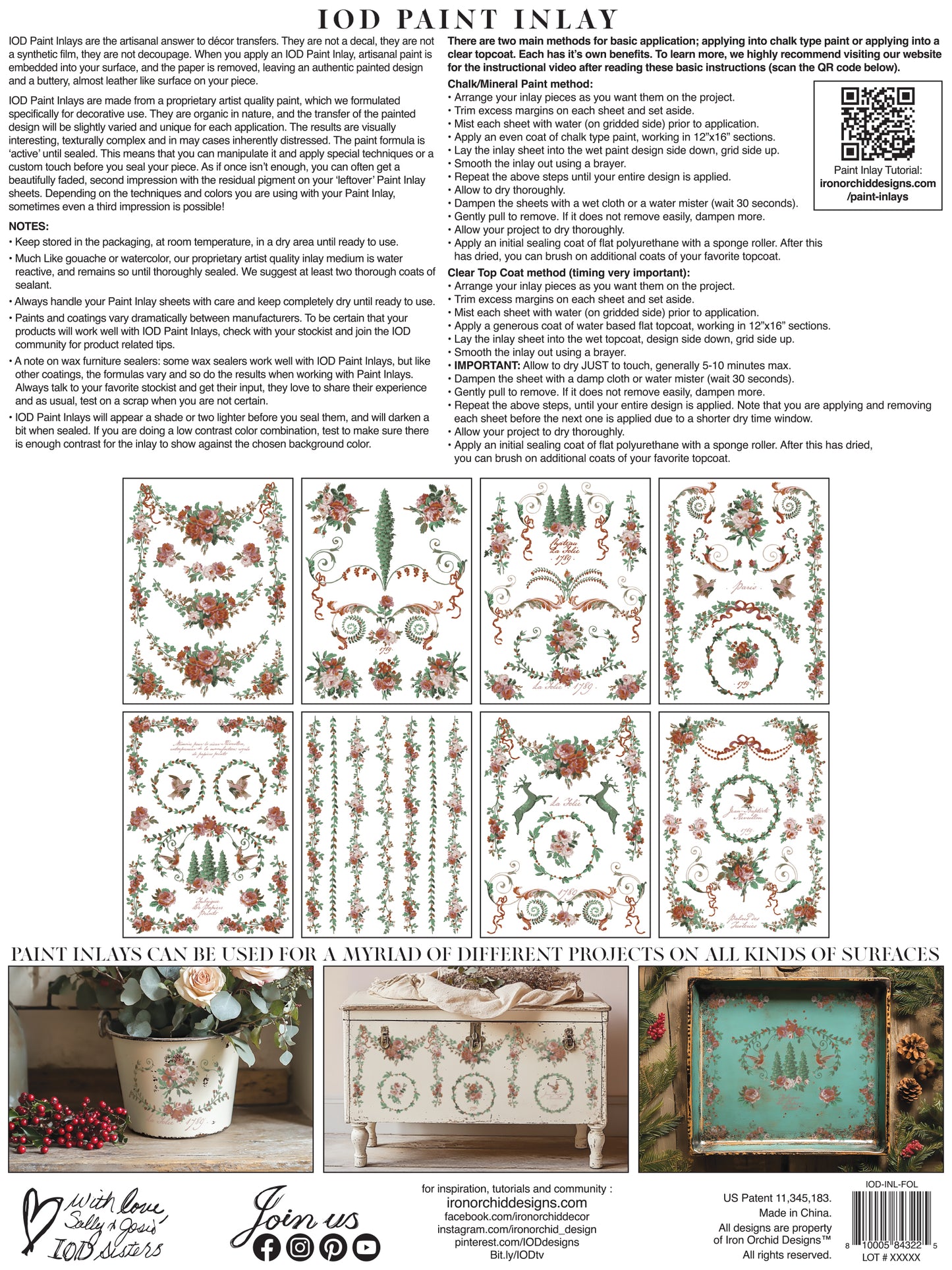 La Folie IOD Paint Inlay 12x16 Pad™