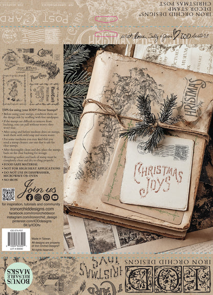 Christmas Post 12x12 IOD Stamp™