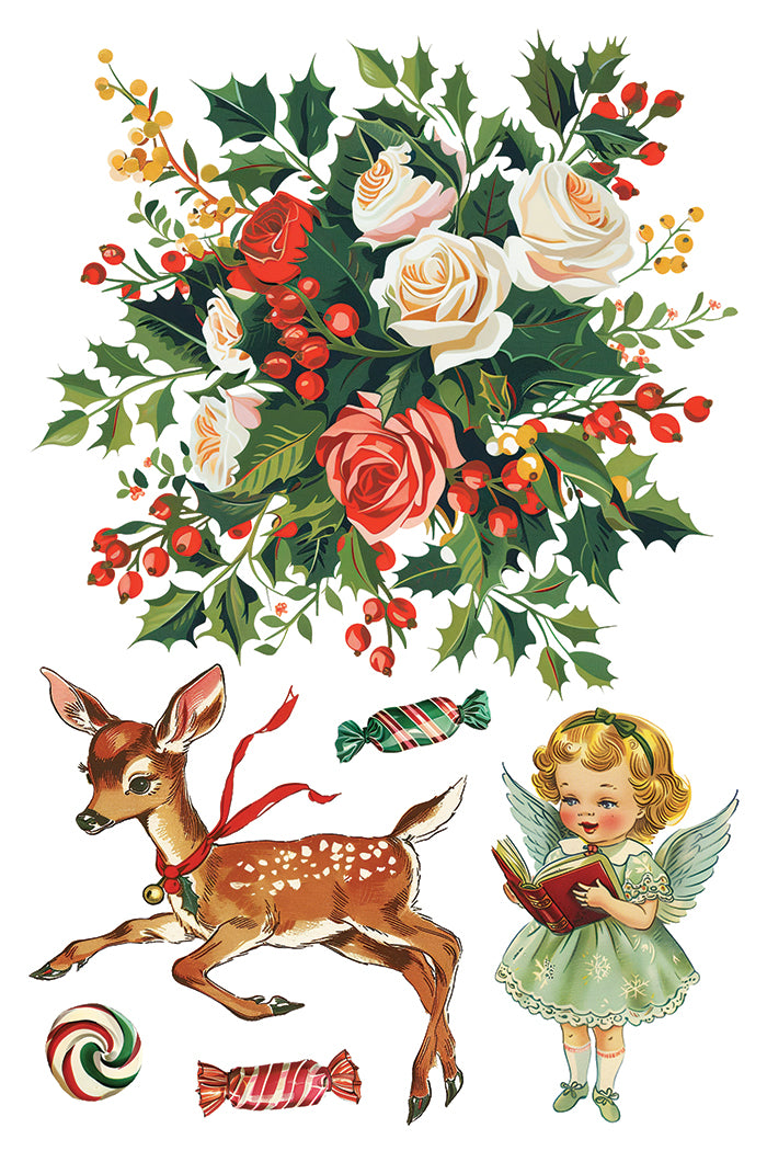 Kitschy Christmas IOD Transfer 8x12 Pad™