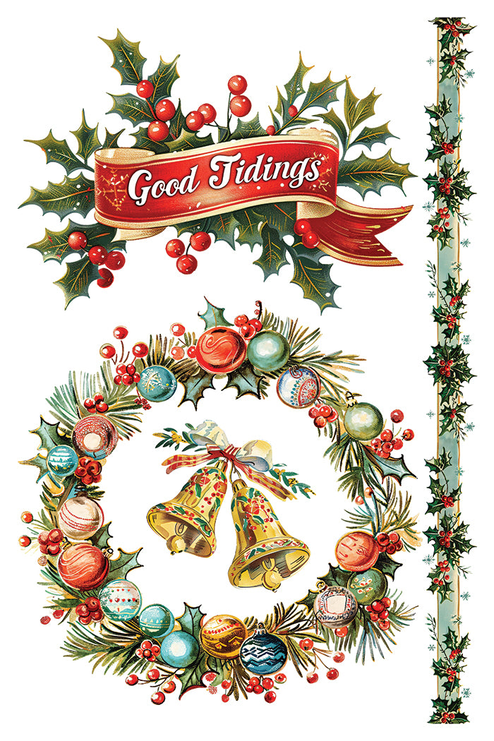 Kitschy Christmas IOD Transfer 8x12 Pad™