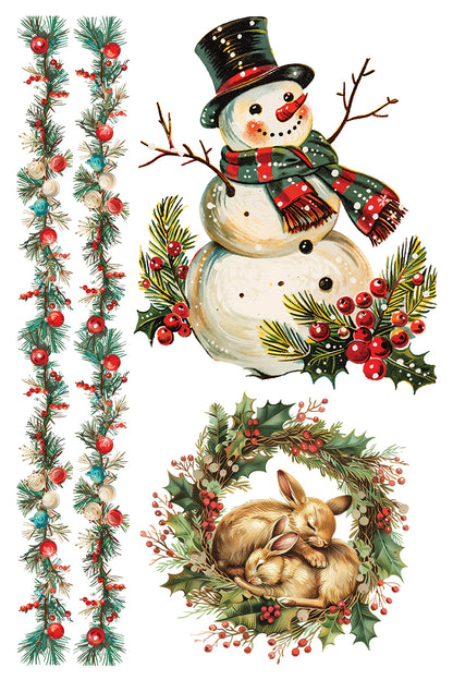 Kitschy Christmas IOD Transfer 8x12 Pad™