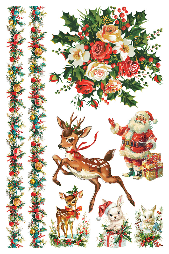 Kitschy Christmas IOD Transfer 8x12 Pad™