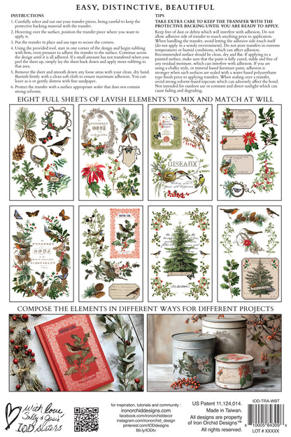 Winter Botanist IOD Transfer 8x12 Pad™