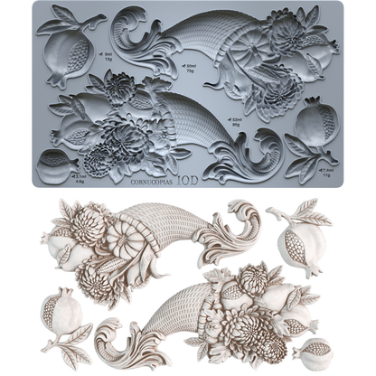 Cornucopias 6x10 IOD Mould™ Rich text editor Description