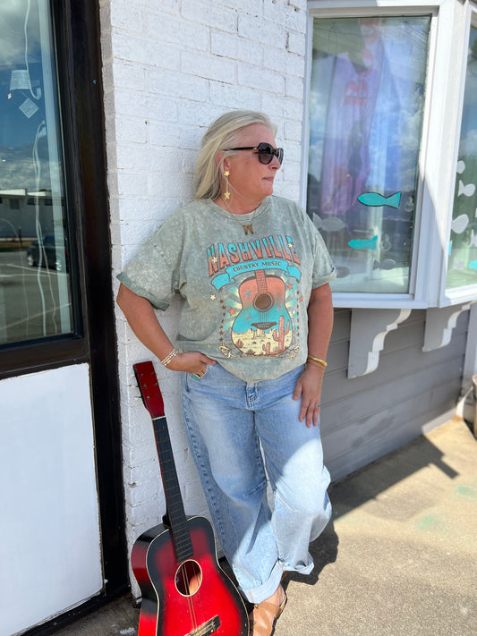 Nashville Country Music Tee | Green