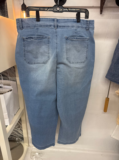 JP - d.jeans crop light wash| 16