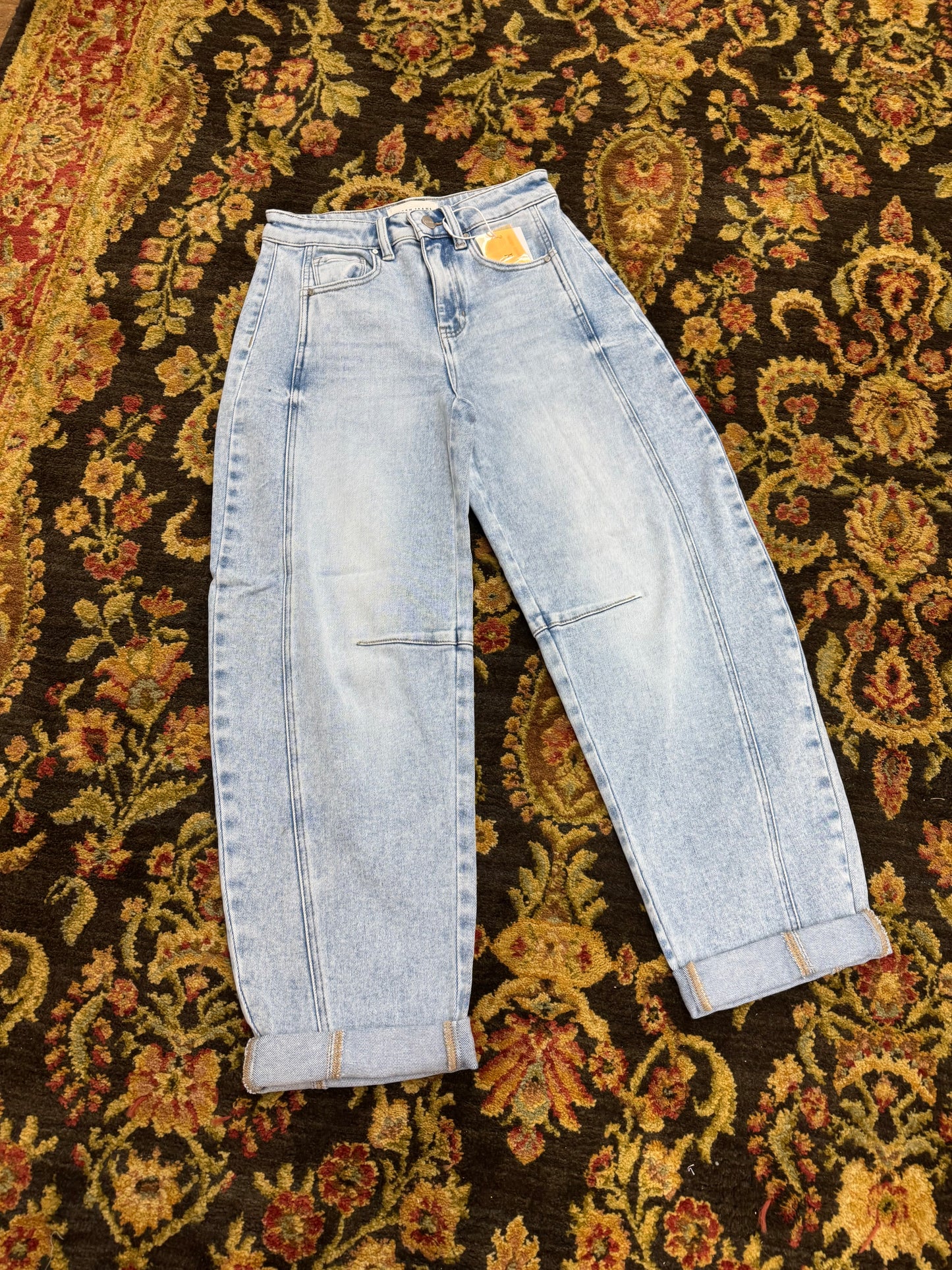 Blue Haze Barrel Jeans