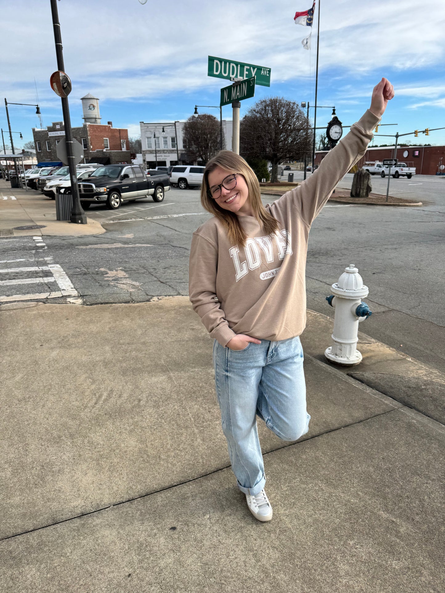 Loved John 3:16 Sweatshirt | Mocha