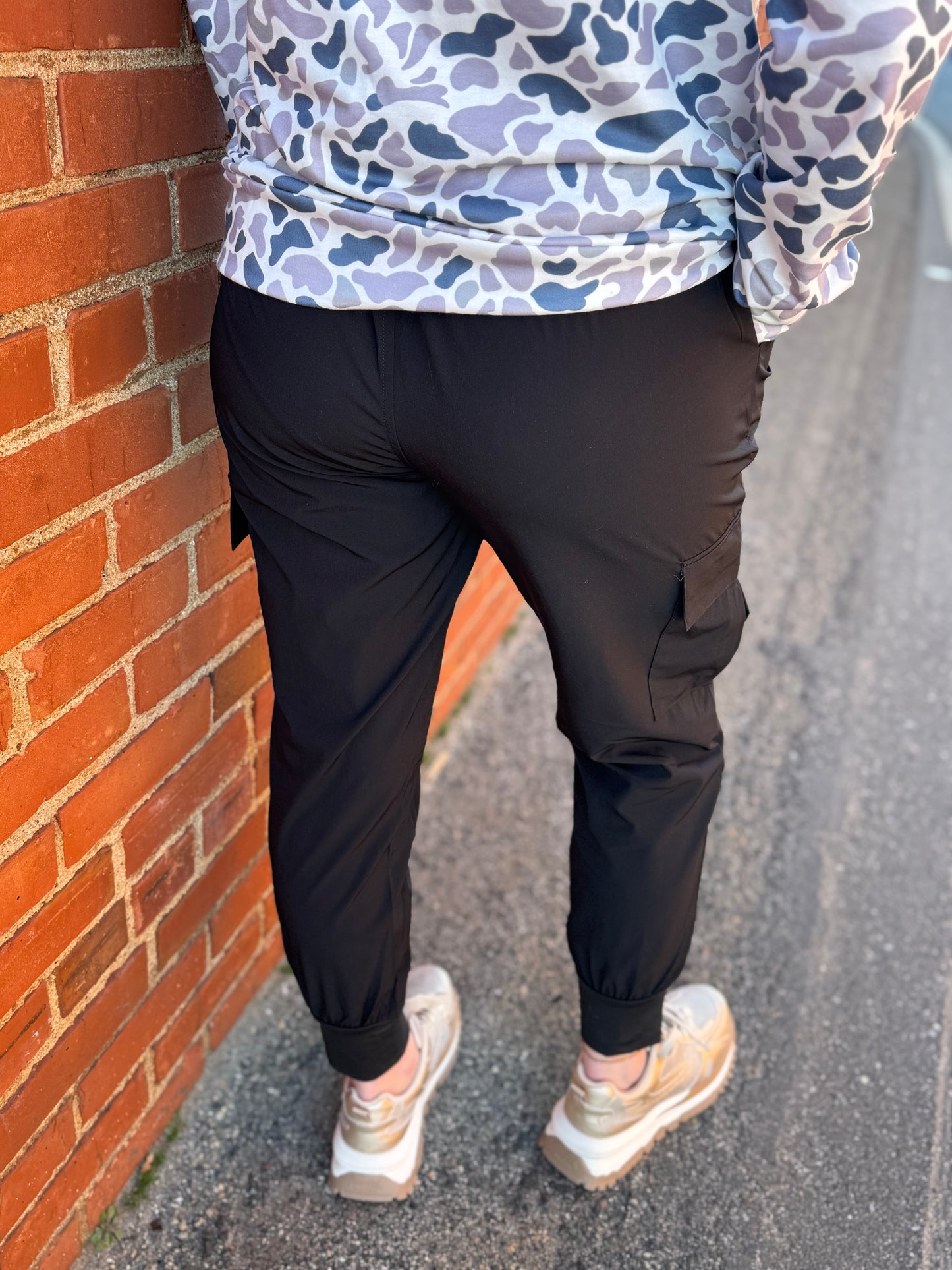 Downtown Black Jogger