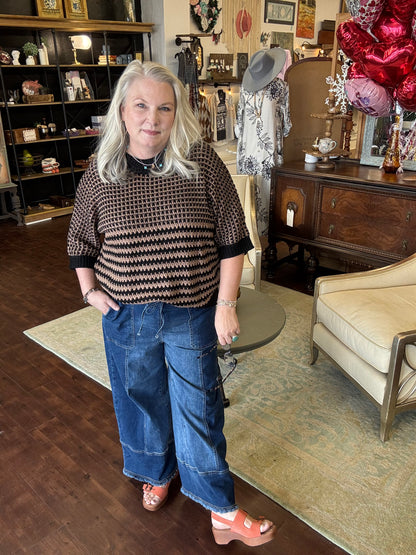 Slouchy Stripe Sweater