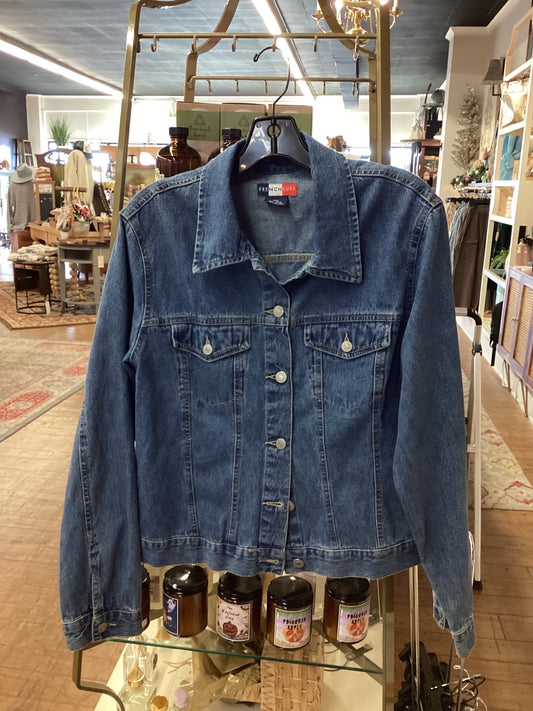 JS | FRENCH CUFF Denim Jean Jacket| L