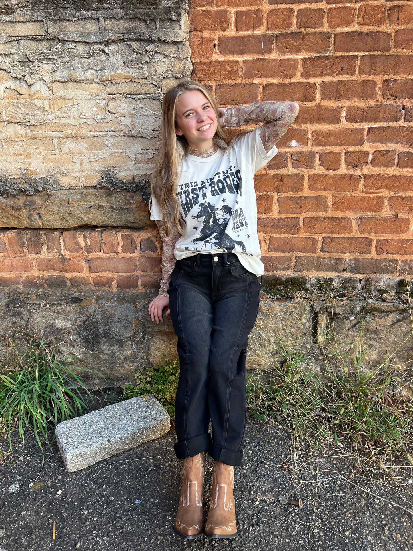 Lucia Lace Mesh Top | Beige Floral