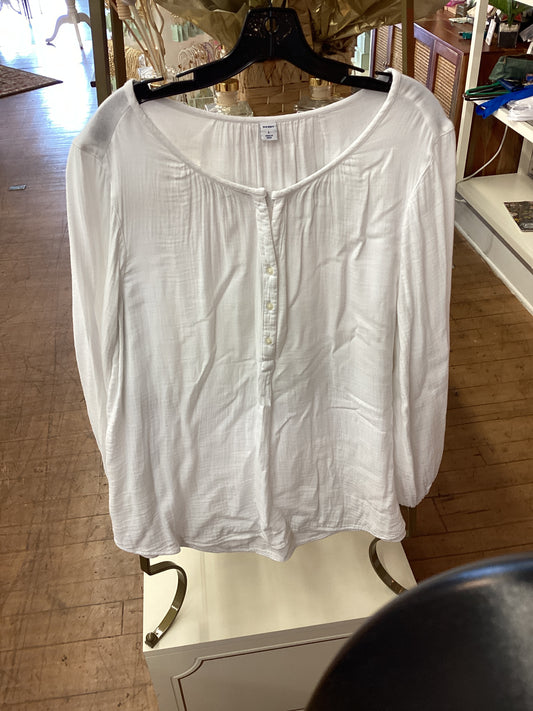 JP. White peasant top large