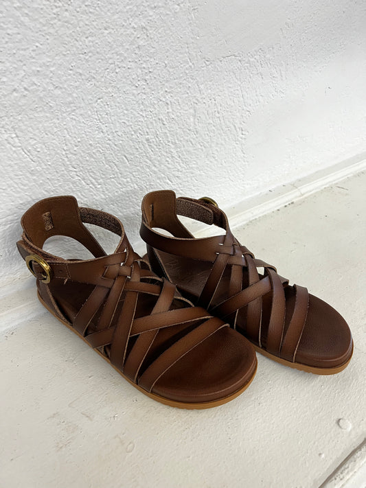 Blowfish Curio Sandal | Redwood