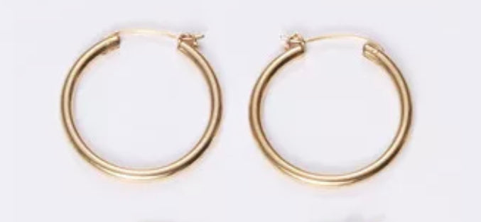 Alco Staple Hoop Earrings