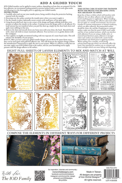 Athenaeum IOD Foil Transfer 8x12 Pad™