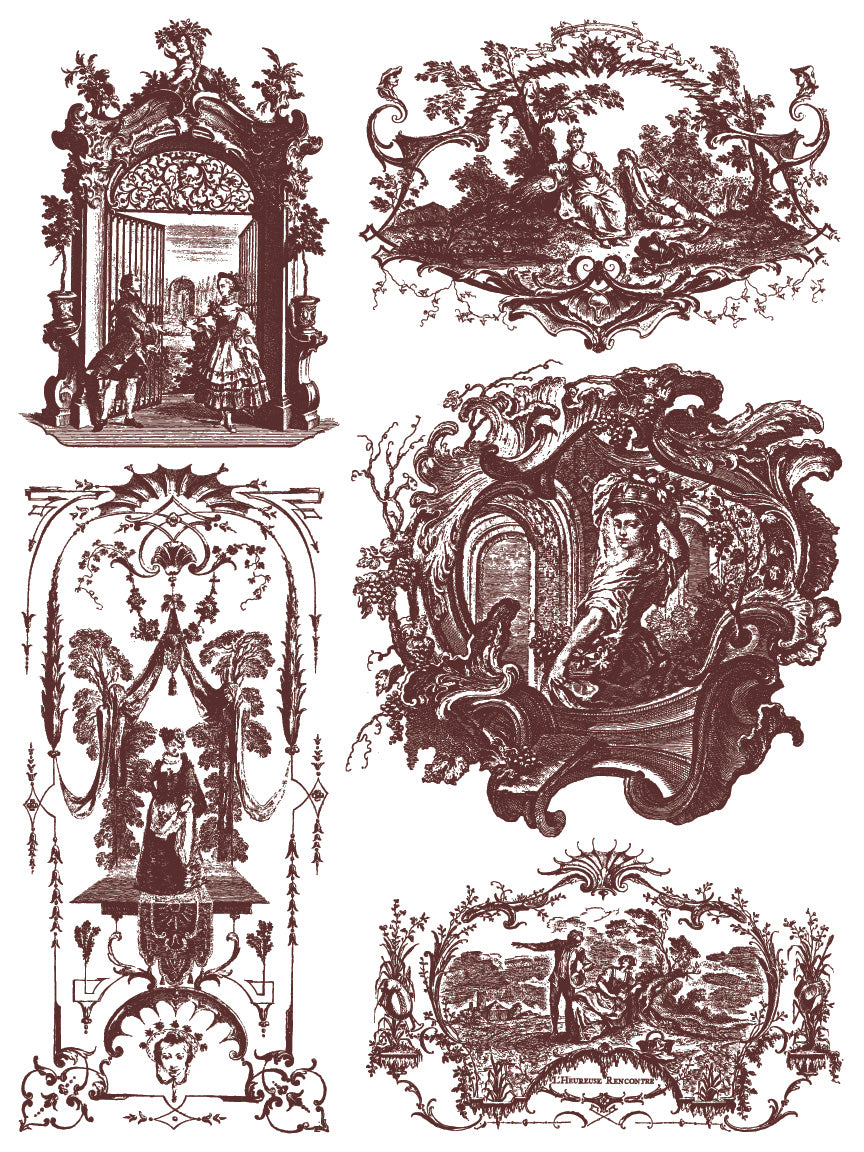 Hameau de la Reine IOD Paint Inlay 12x16 Pad™