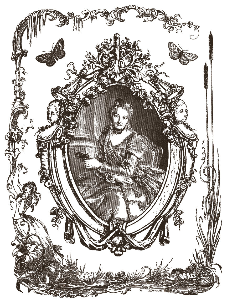 Hameau de la Reine IOD Paint Inlay 12x16 Pad™
