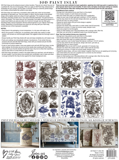 Hameau de la Reine IOD Paint Inlay 12x16 Pad™