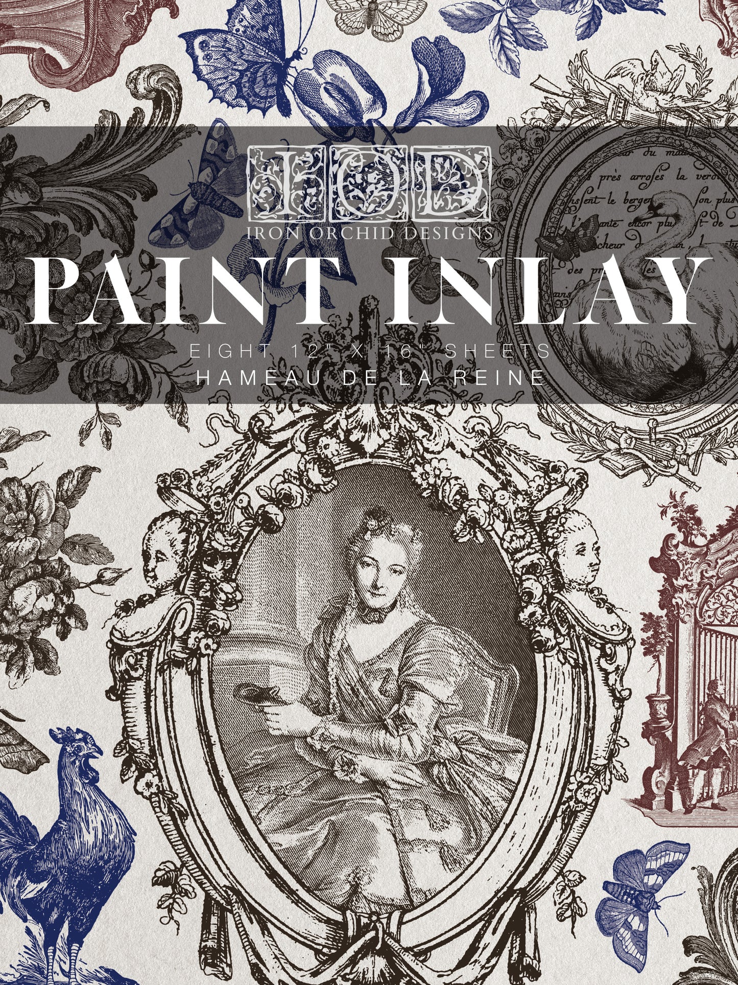 Hameau de la Reine IOD Paint Inlay 12x16 Pad™
