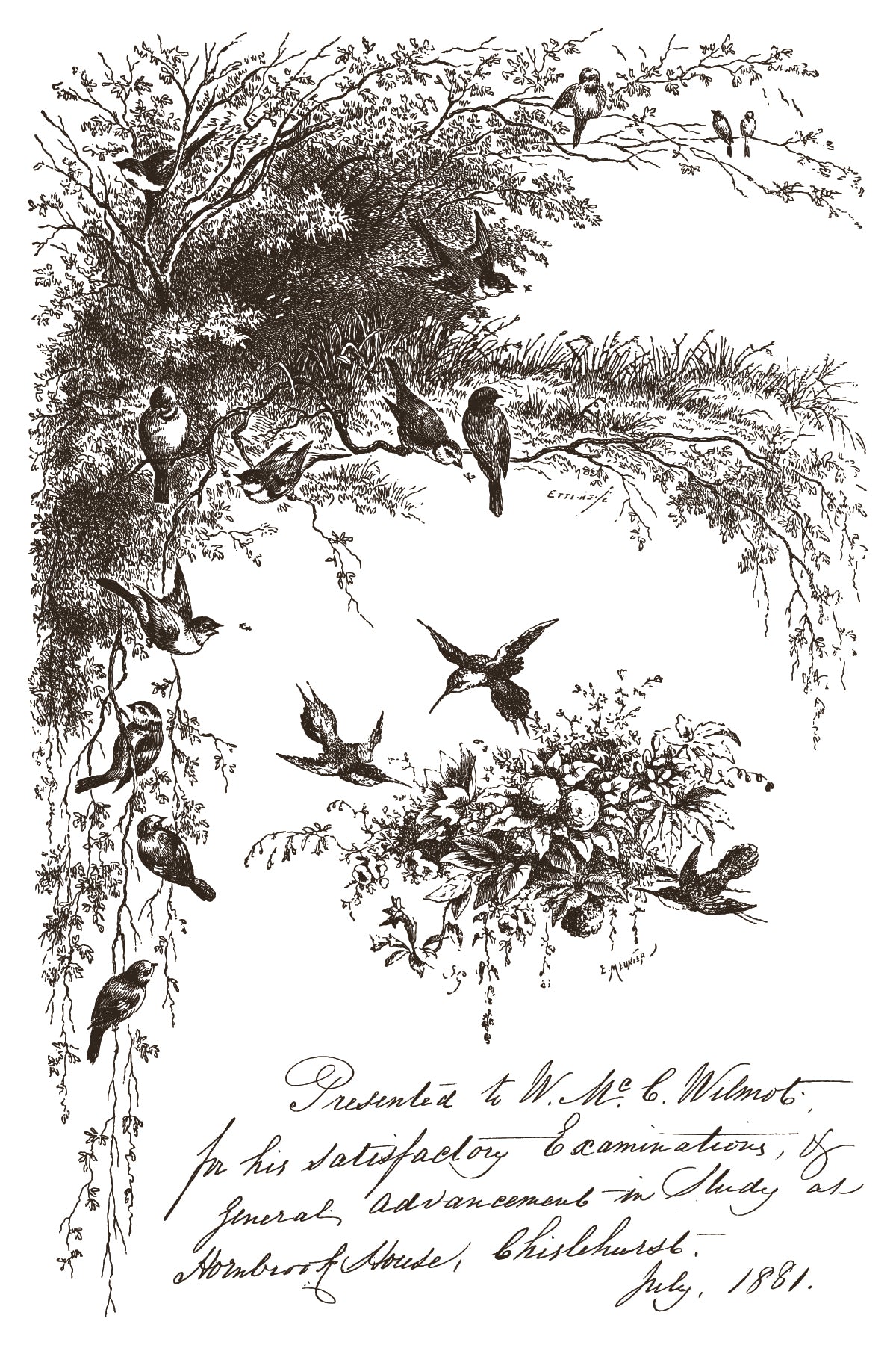 Little Lark IOD Paint Inlay 8x12 Pad™