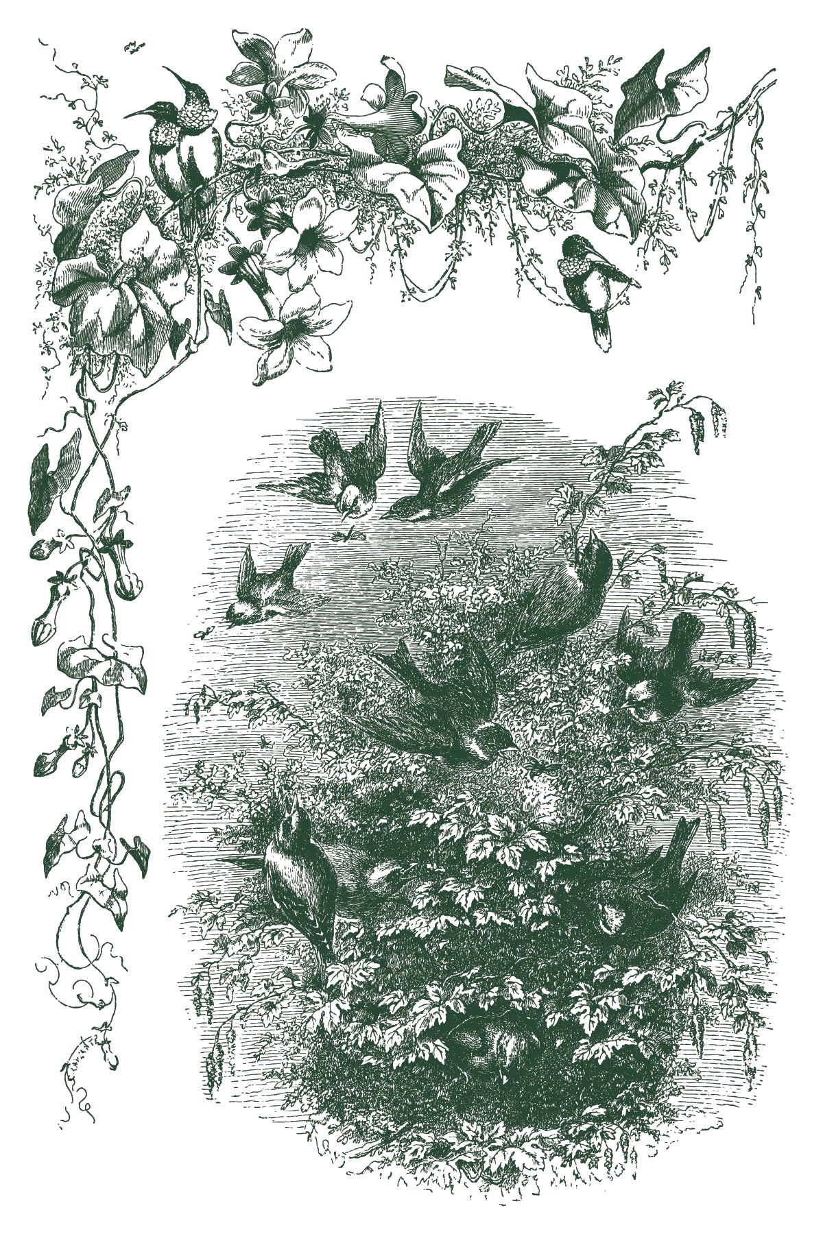 Little Lark IOD Paint Inlay 8x12 Pad™