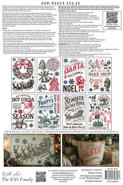 The North Pole Co. IOD Paint Inlay 8x12 Pad™