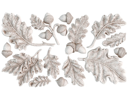 Oak Leaves & Acorns 6X10 IOD Mould