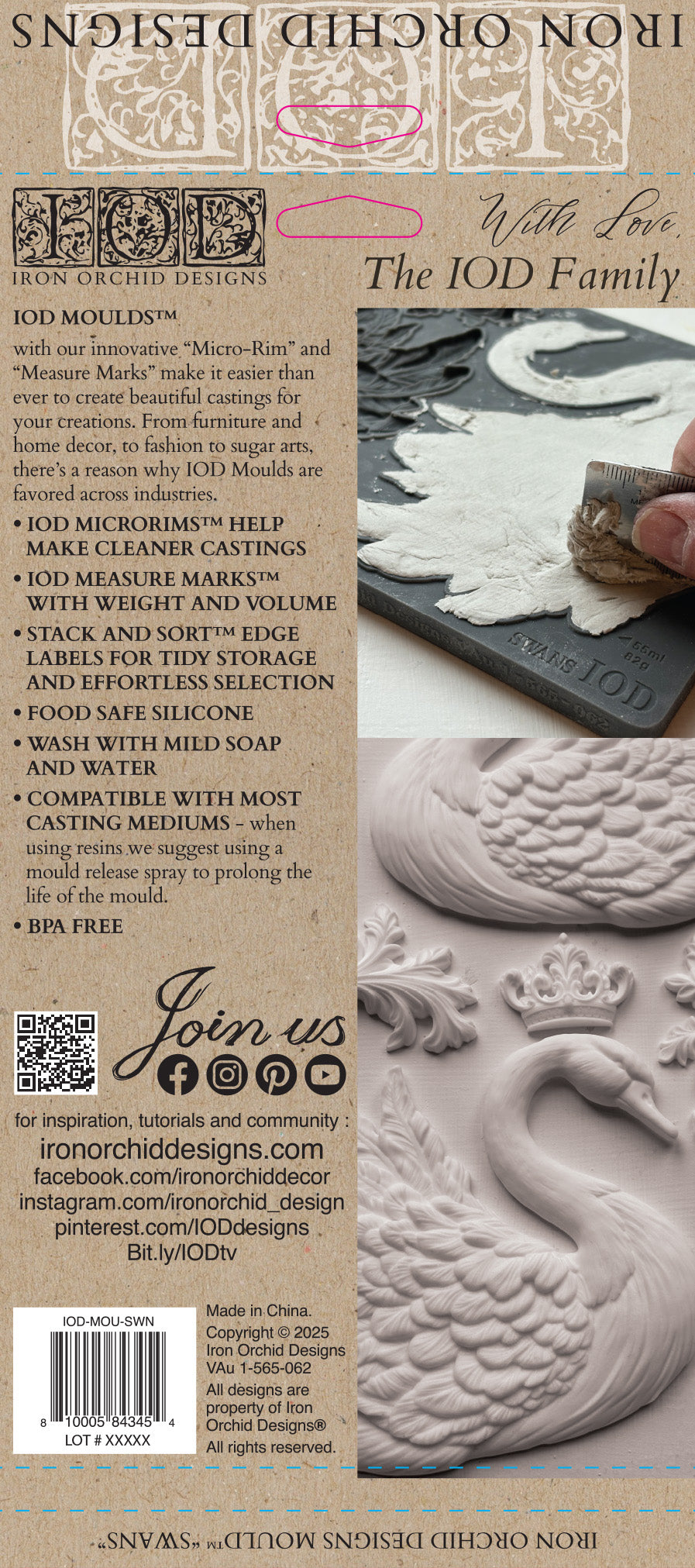Swans 6x10 IOD Mould™
