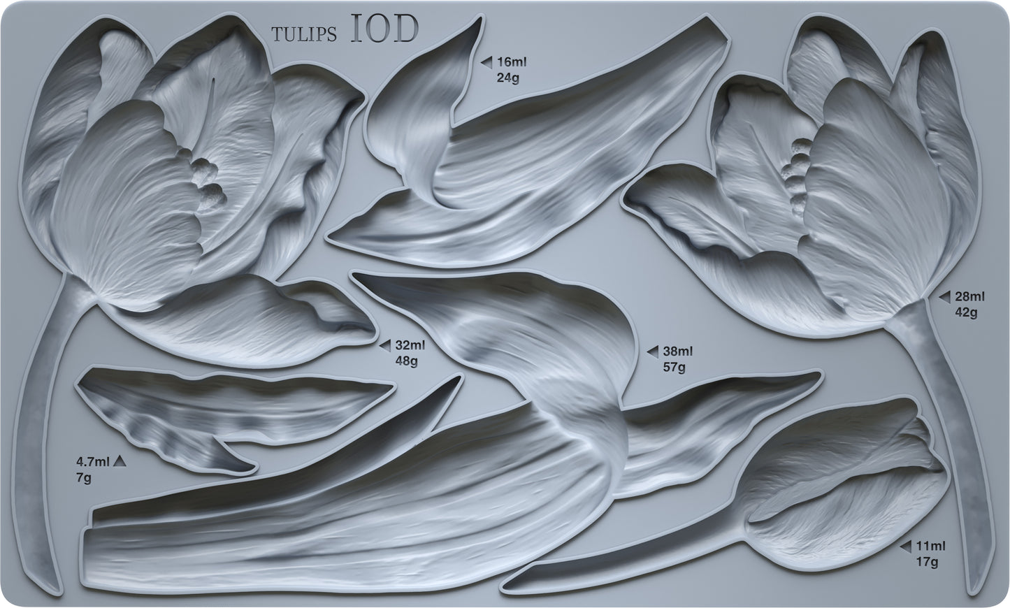 Tulips 6x10 IOD Mould™