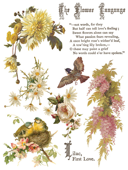 Flowers by the Poets IOD Transfer 12x16 Pad™