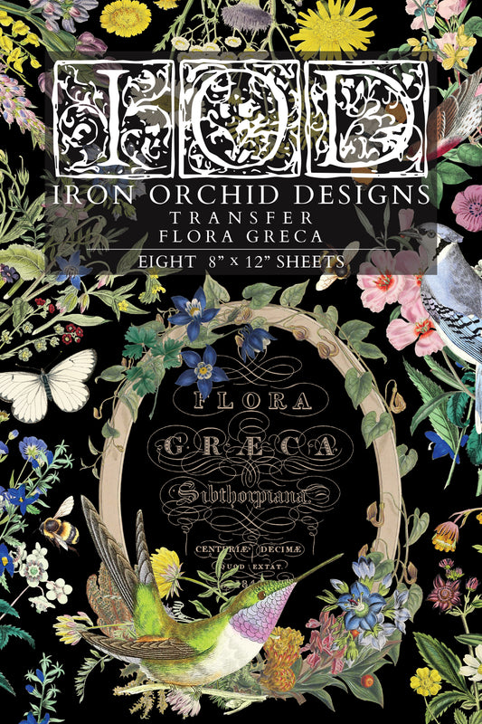 Flora Greca IOD Transfer 8x12 Pad™