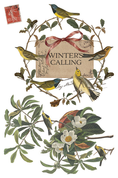 Winter’s Calling IOD Transfer 8x12 Pad™