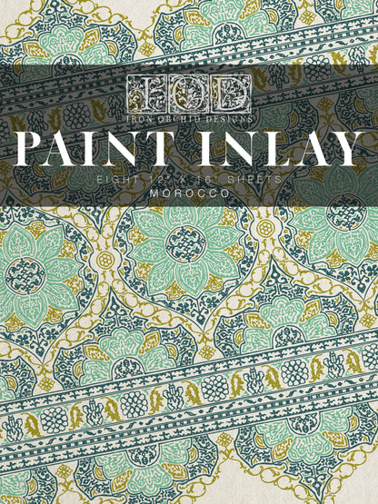 Morocco IOD Paint Inlay 12x16 Pad