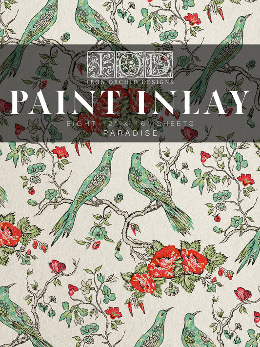 Paradise IOD Paint Inlay 12x16 Pad