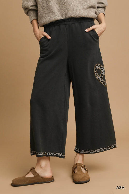 Leopard Love Knot Pants