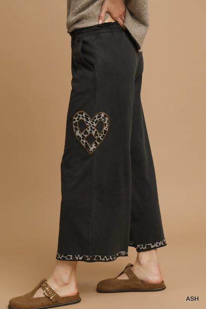 Leopard Love Knot Pants