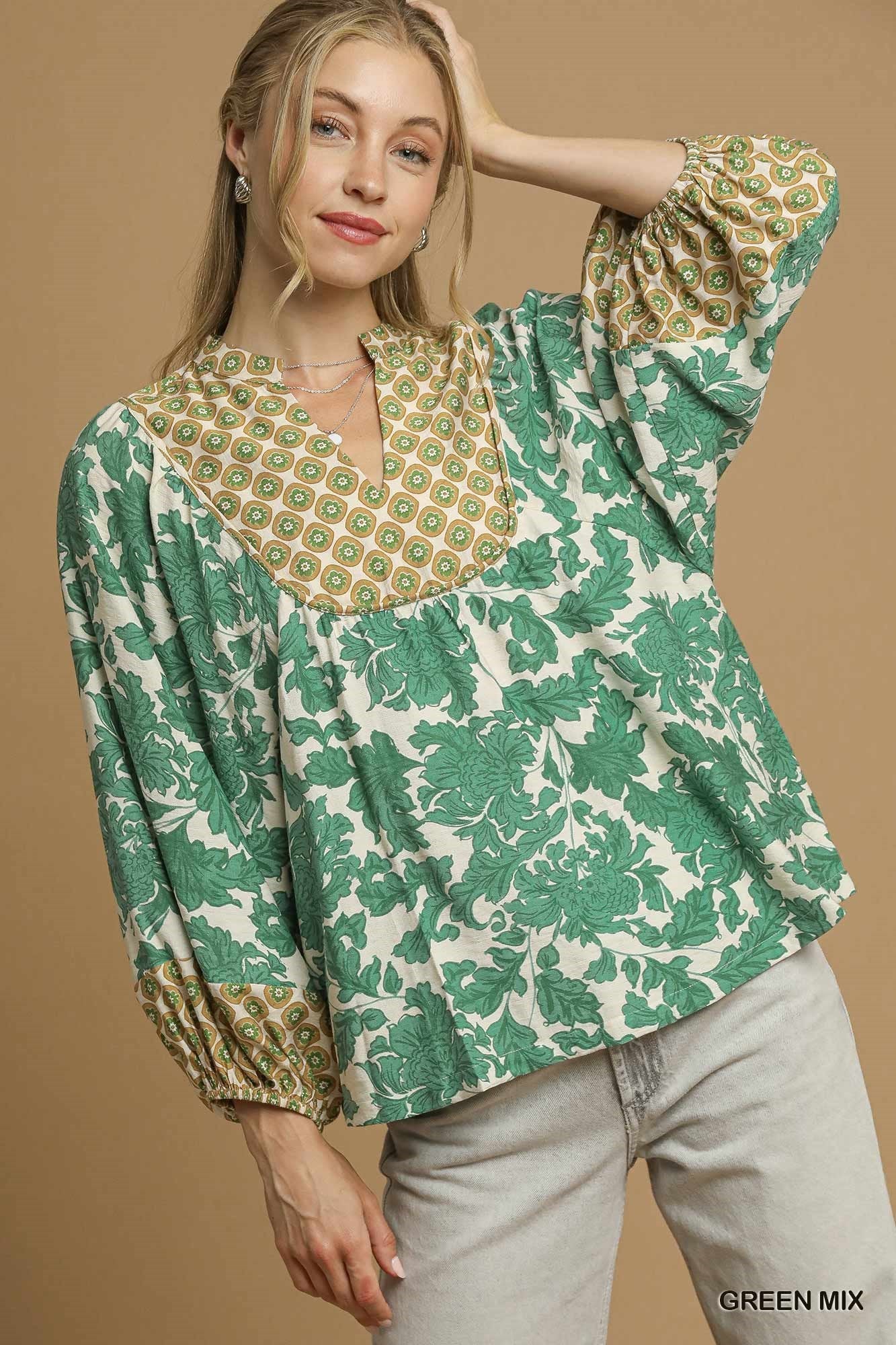 Botanic Drift Top | Green