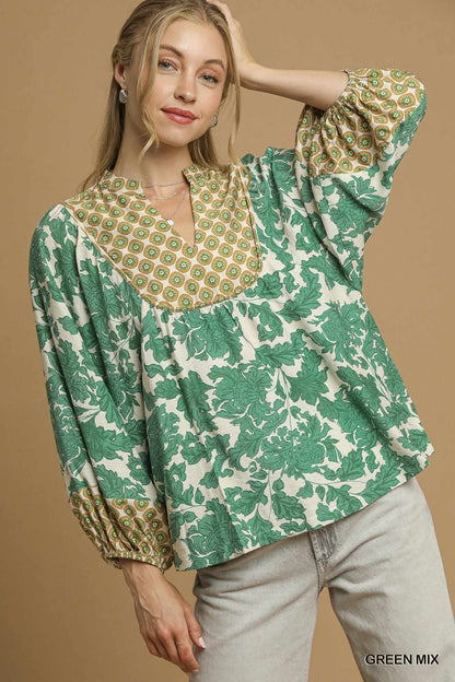 Botanic Drift Top | Green