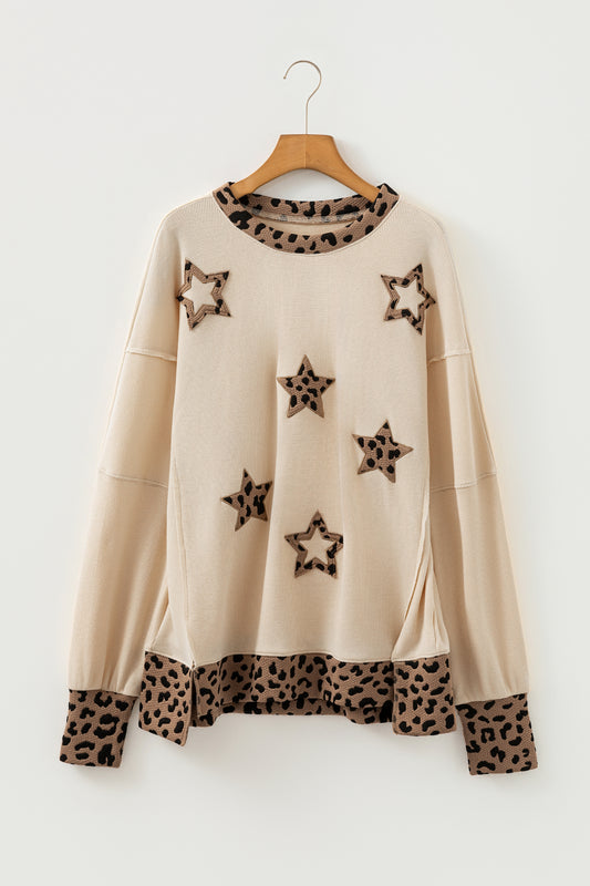 Leopard Star Sweatshirt